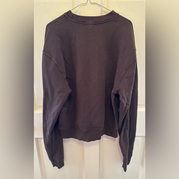 Good American Boyfriend Pullover Sweatshirt Brown 1/Small - Picture 3 of 6